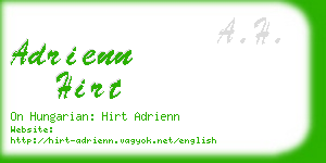 adrienn hirt business card